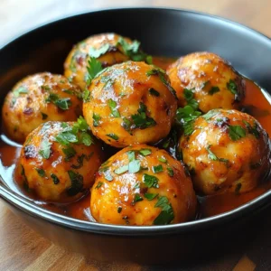 Boulettes de Poulet à l’Indienne : une recette savoureuse, facile à faire, pleine d’épices et parfaite pour un repas exotique à la maison !